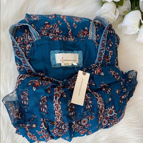 💕Anthropologie Sasha ruffled maxi dress - Picture 5 of 5